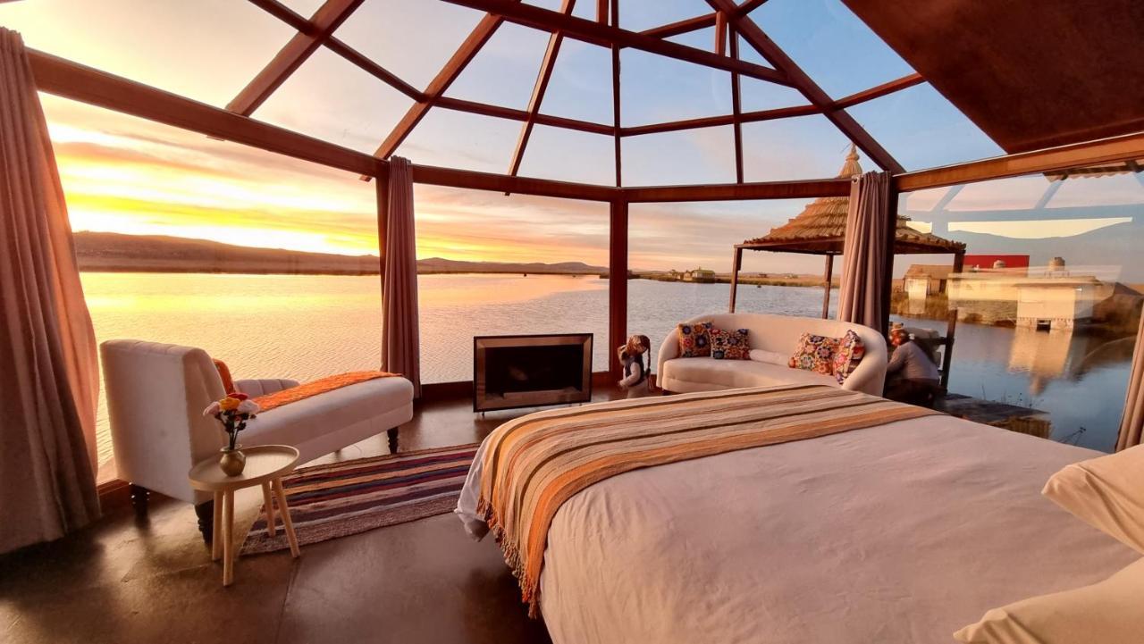 Uros Kay Pacha Lodge Пуно Екстериор снимка
