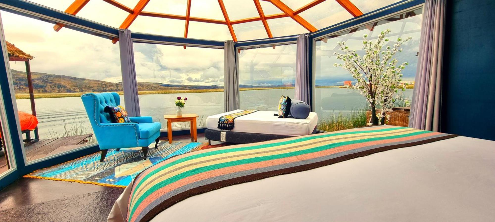 Uros Kay Pacha Lodge Пуно Стая снимка